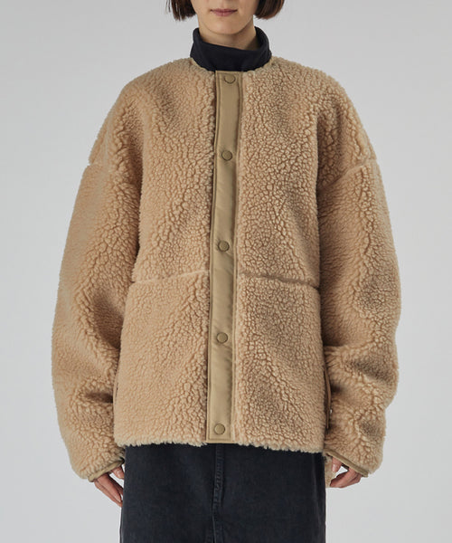 BIOTOP(ビオトープ) / WOMEN【HYKE】 FAUX SHEARLING JACKET 