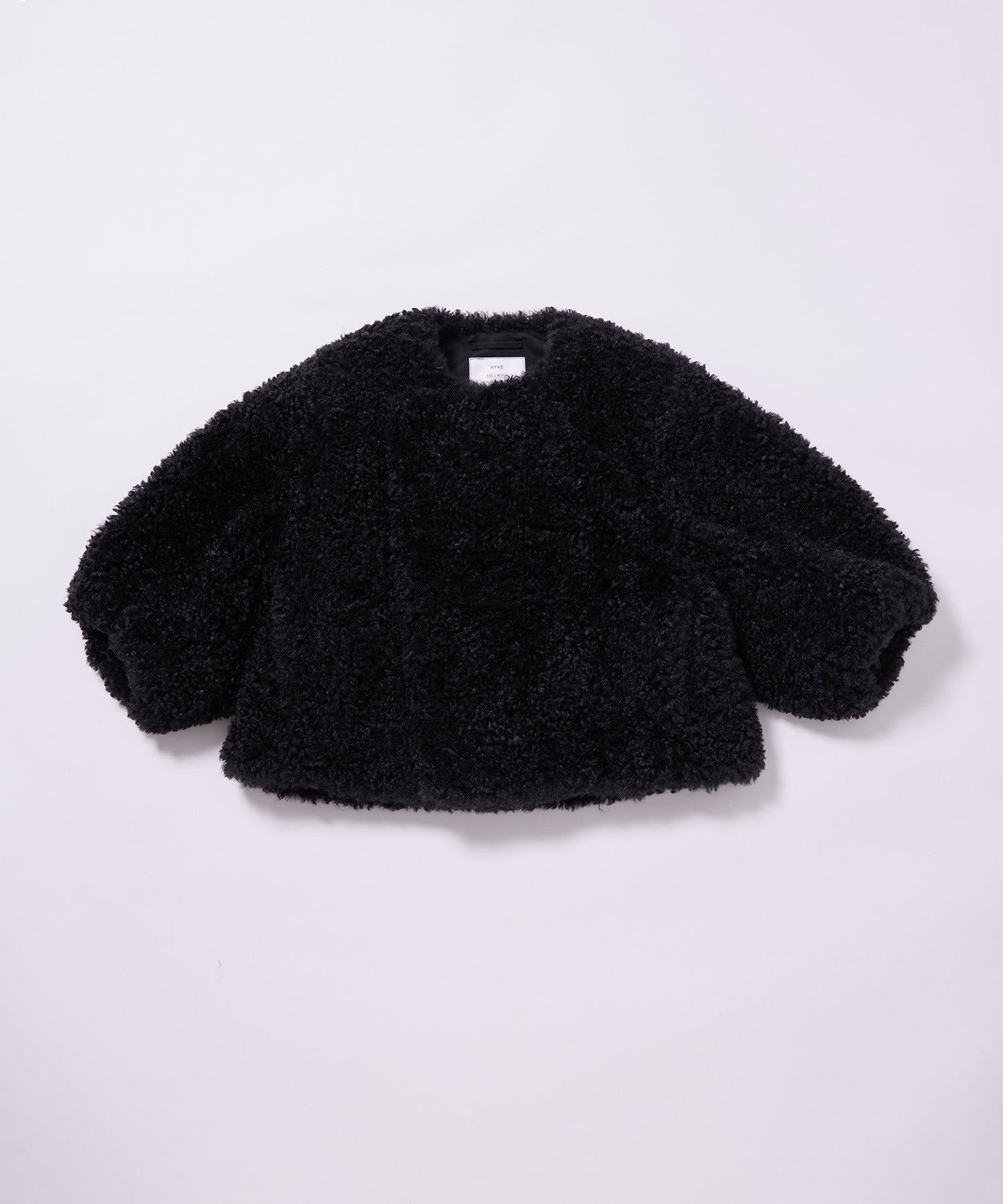 新品　HYKE ハイク FAUX SHEARLING CROPPEDファーベスト