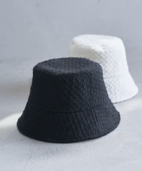 ハンドメイドビズビム 23AW 0123203003016 DOME BUCKET HAT ネップ ...ファッション小物