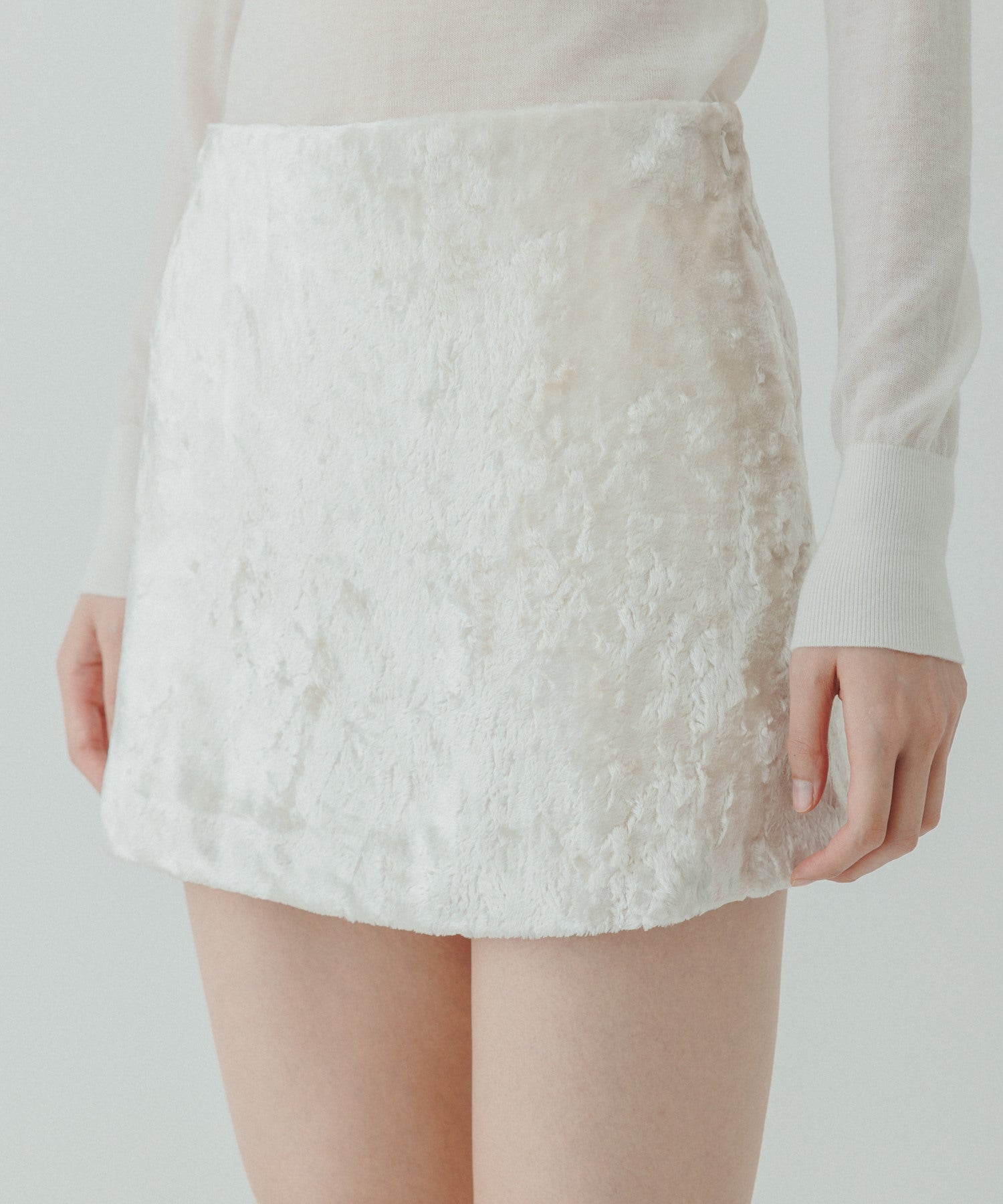 yo BIOTOP Wool sheer tight skirt サイズ0 - ロングスカート