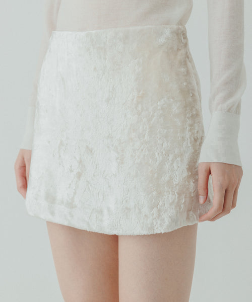 BIOTOP / 【yo BIOTOP】Velvet mini skirt (スカート / スカート) 通販