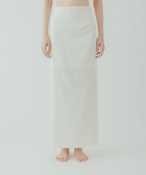 yo BIOTOP Wool sheer tight skirt | www.gamutgallerympls.com