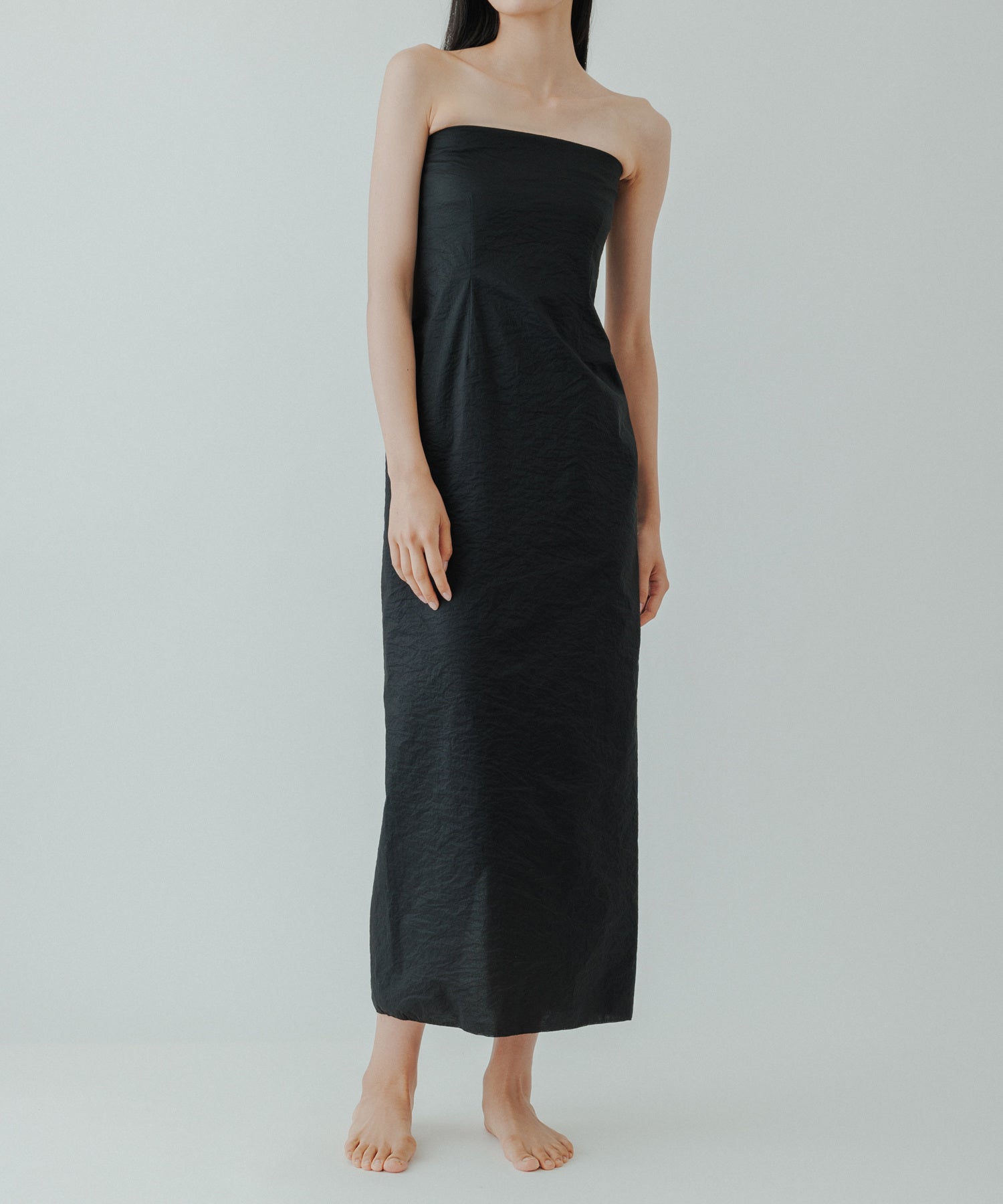 【yo BIOTOP】Sheer tight long bere dress