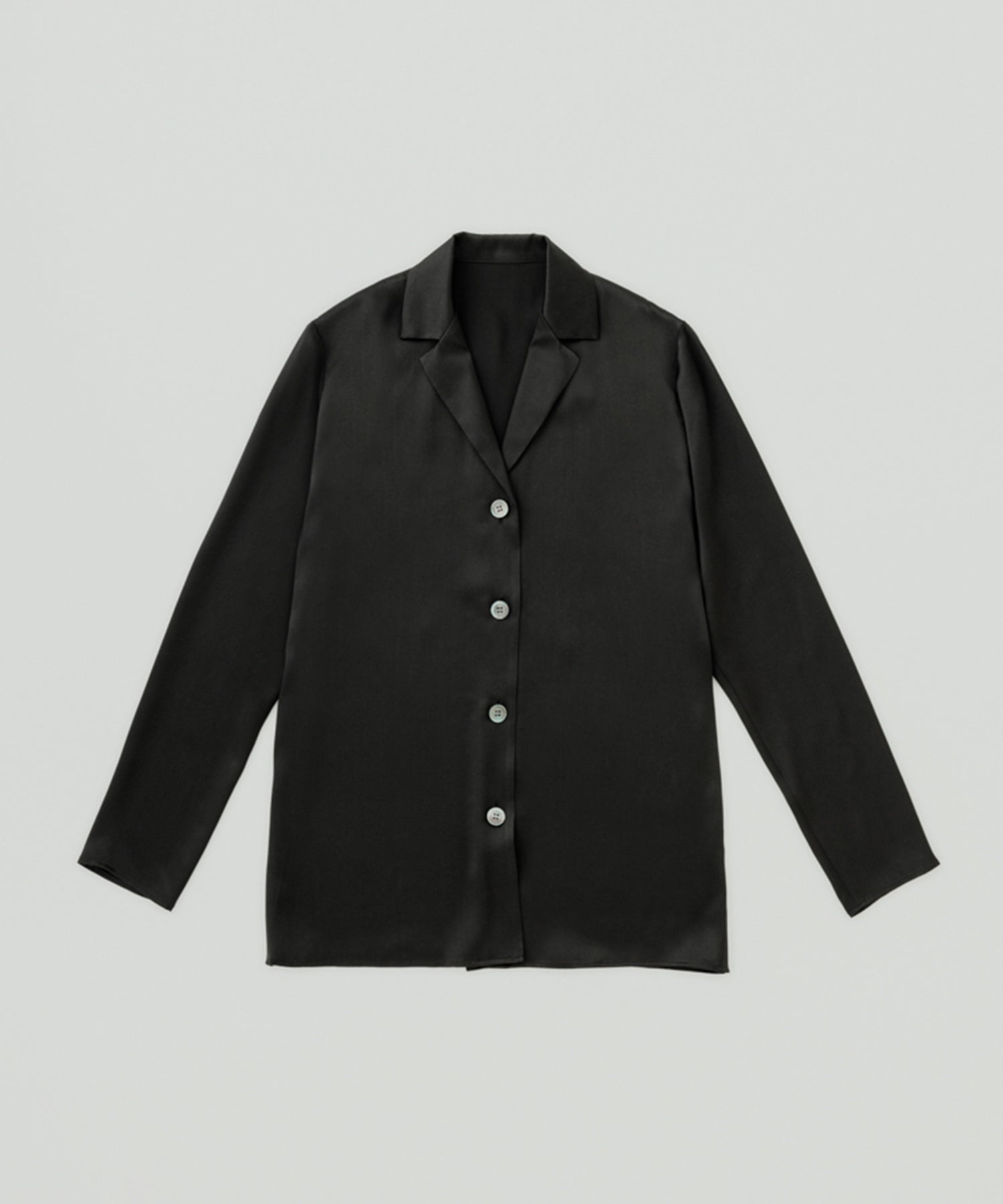 yo biotop silk collar shirt