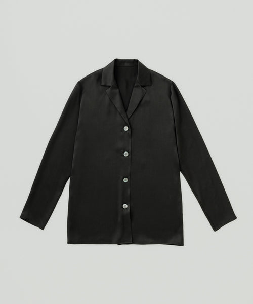 BIOTOP(ビオトープ) / 【yo BIOTOP】Silk collar shirt (トップス ...