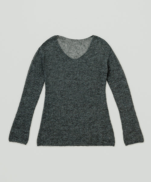 BIOTOP(ビオトープ) / 【yo BIOTOP】Sheer mohair V top (トップス ...