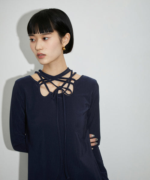 ADAM ET ROPÉ FEMME / 【MURRAL】Ivy long sleeve dress (ワンピース