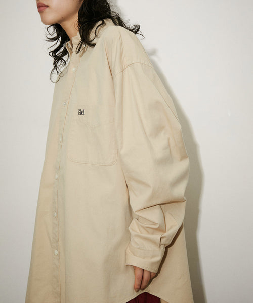 ADAM ET ROPÉ FEMME / 【PARROTT CANVAS】PCM BUTTON DOWN SHIRT-TWILL