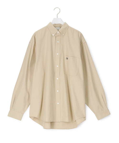 ADAM ET ROPÉ FEMME / 【PARROTT CANVAS】PCM BUTTON DOWN SHIRT-TWILL