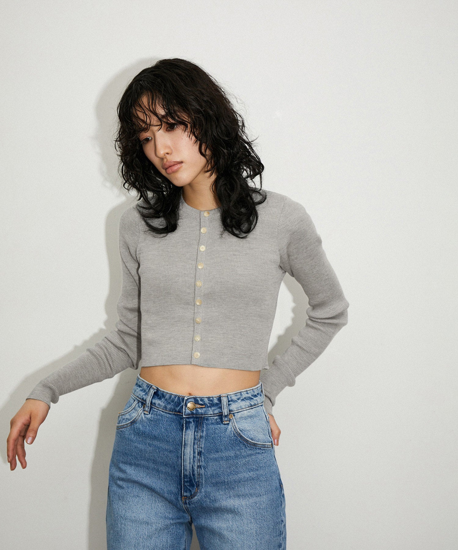 公式サイト限定】【AURALEE】SUPER FINE WOOL HIGH GAUGE RIB KNIT