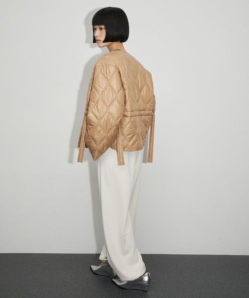 ADAM ET ROPÉ FEMME / 【公式サイト限定】【GANNI】Shiny Quilt Jacket