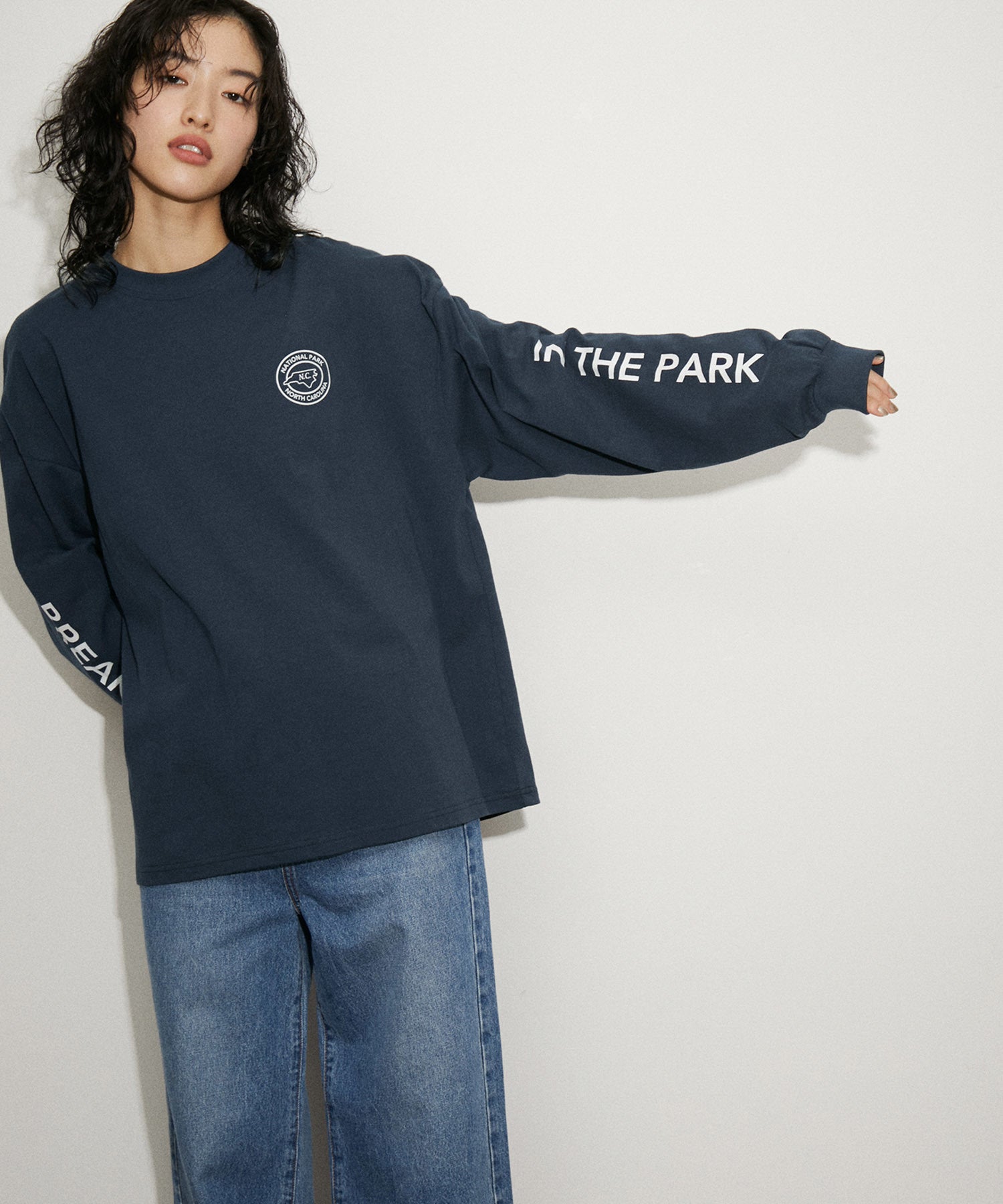 PARROTT CANVAS】BREAK TIME L/S TEE ｜ ADAM ET ROPE' | アダムエロペ 公式サイト