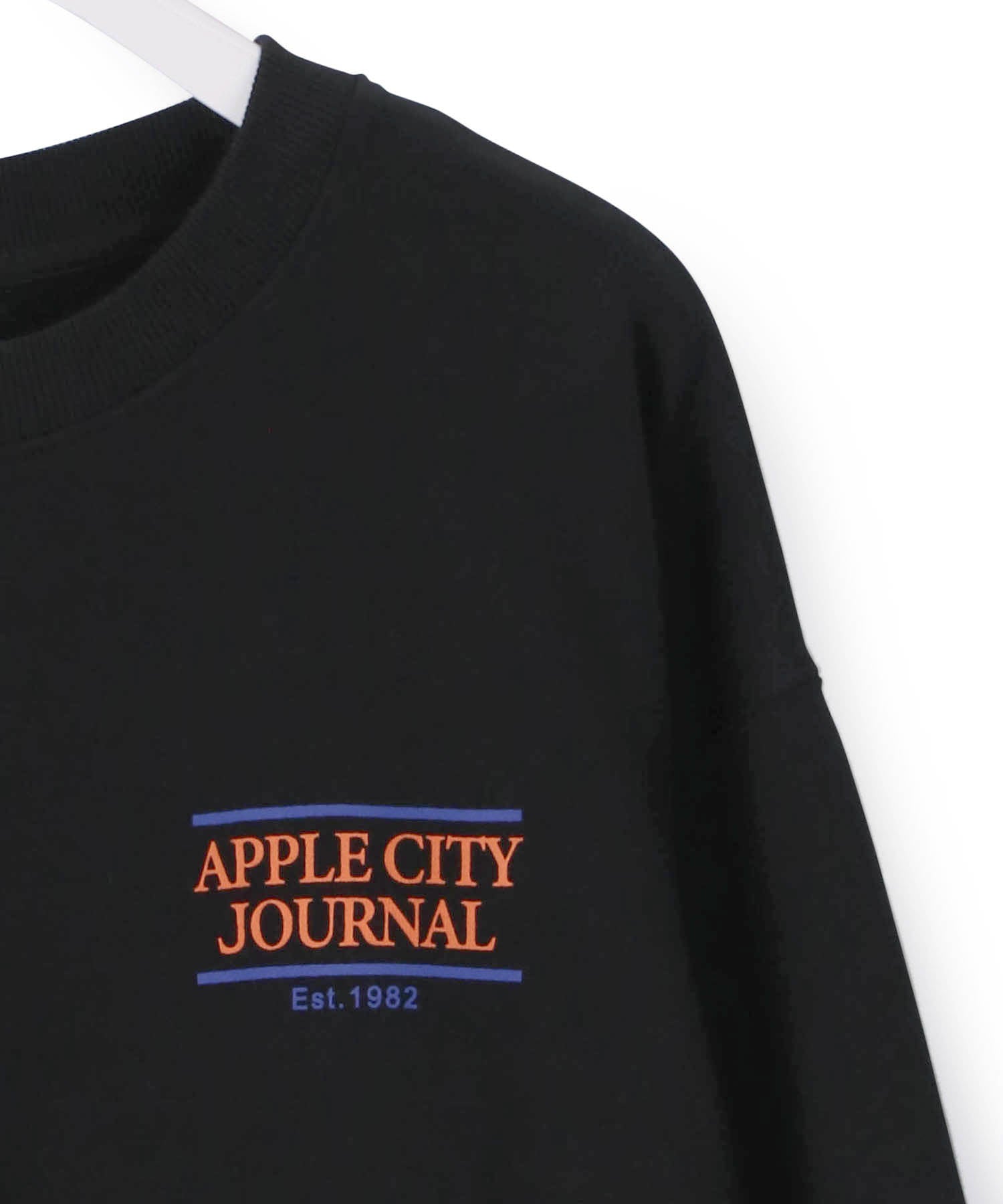 PARROTT CANVAS】APPLE CITY JOURNAL CREW SWEAT ｜ ADAM ET ROPE