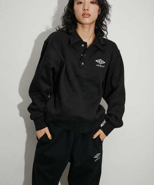 ADAM ET ROPÉ FEMME / 【UMBRO for ADAM ET ROPE'】COLLARED SWEAT PO