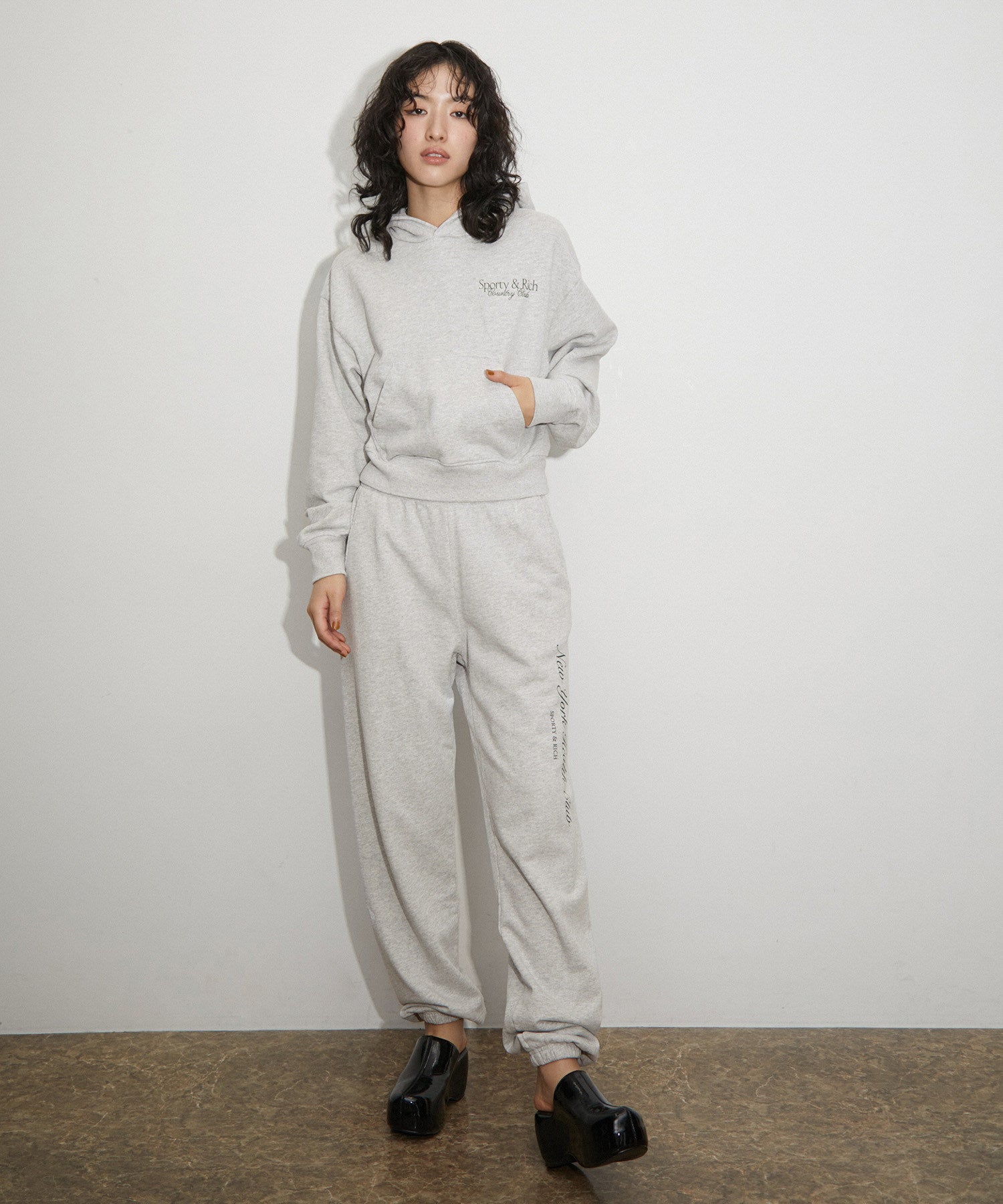 ALD / Garment Dyed Uniform Sweatpant 藍パンツ