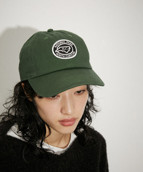 ADAM ET ROPÉ FEMME / 【PARROTT CANVAS】N.C. OVAL LOGO CAP