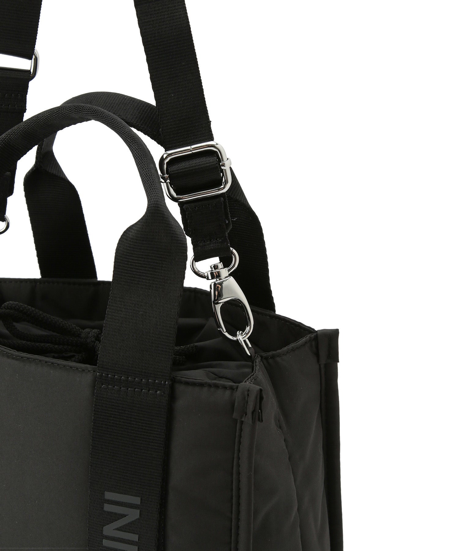 GANNI】Recycled tech Small Tote ｜ ADAM ET ROPE' | アダムエロペ