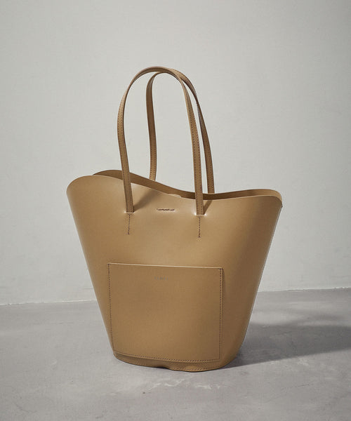 WAVE SHOPPING BAG SMALL ショルダーバッグ トートバッグ レザー ホワイト