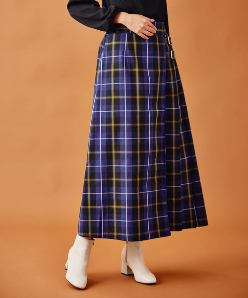 JAYRO / タータンチェックラップ風スカート (スカート / スカート