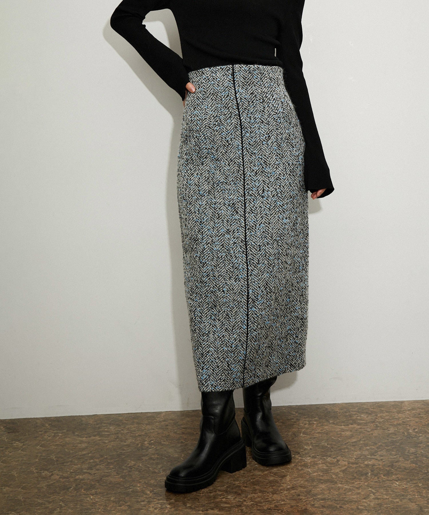 ADAM ET ROPÉ【BASERANGE】BRIG PUNICA SKIRT - ロングスカート