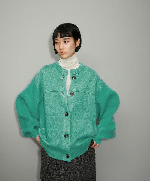 ADAM ET ROPÉ FEMME / 【WEB限定】FOXWOOLコンビニットブルゾン