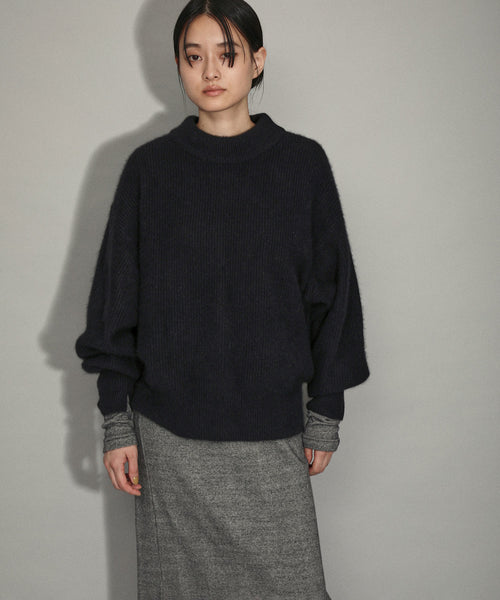 ADAM ET ROPÉ FEMME / 【WEB限定】FOXWOOLミックス畦ニットプル