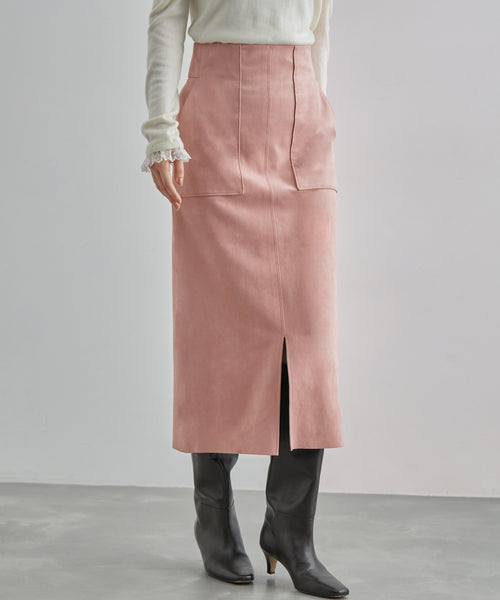 ROPÉ / 【高評価】スエードポケット付きスカート (スカート / スカート