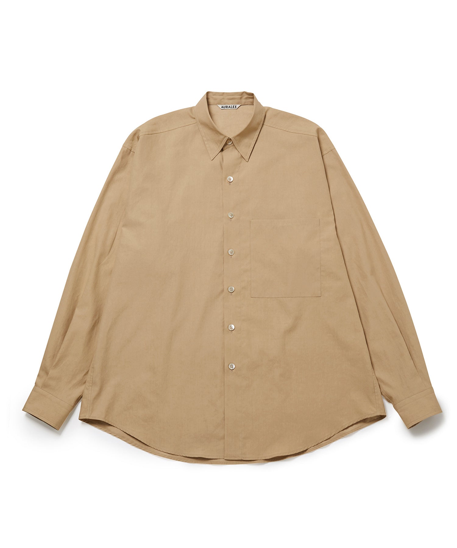 AURALEE】WASHED FINX TWILL BIG SHIRT ｜ ADAM ET ROPE