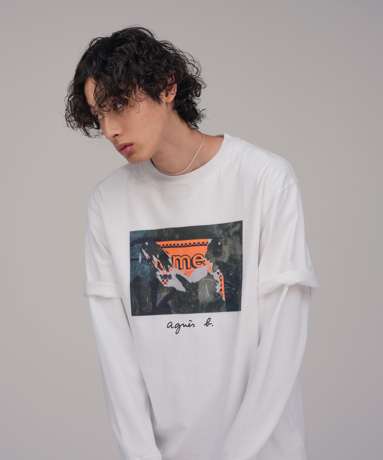 【agnes b. pour ADAM ET ROPE'】PHOTO TEE ｜ ADAM ET ROPE'