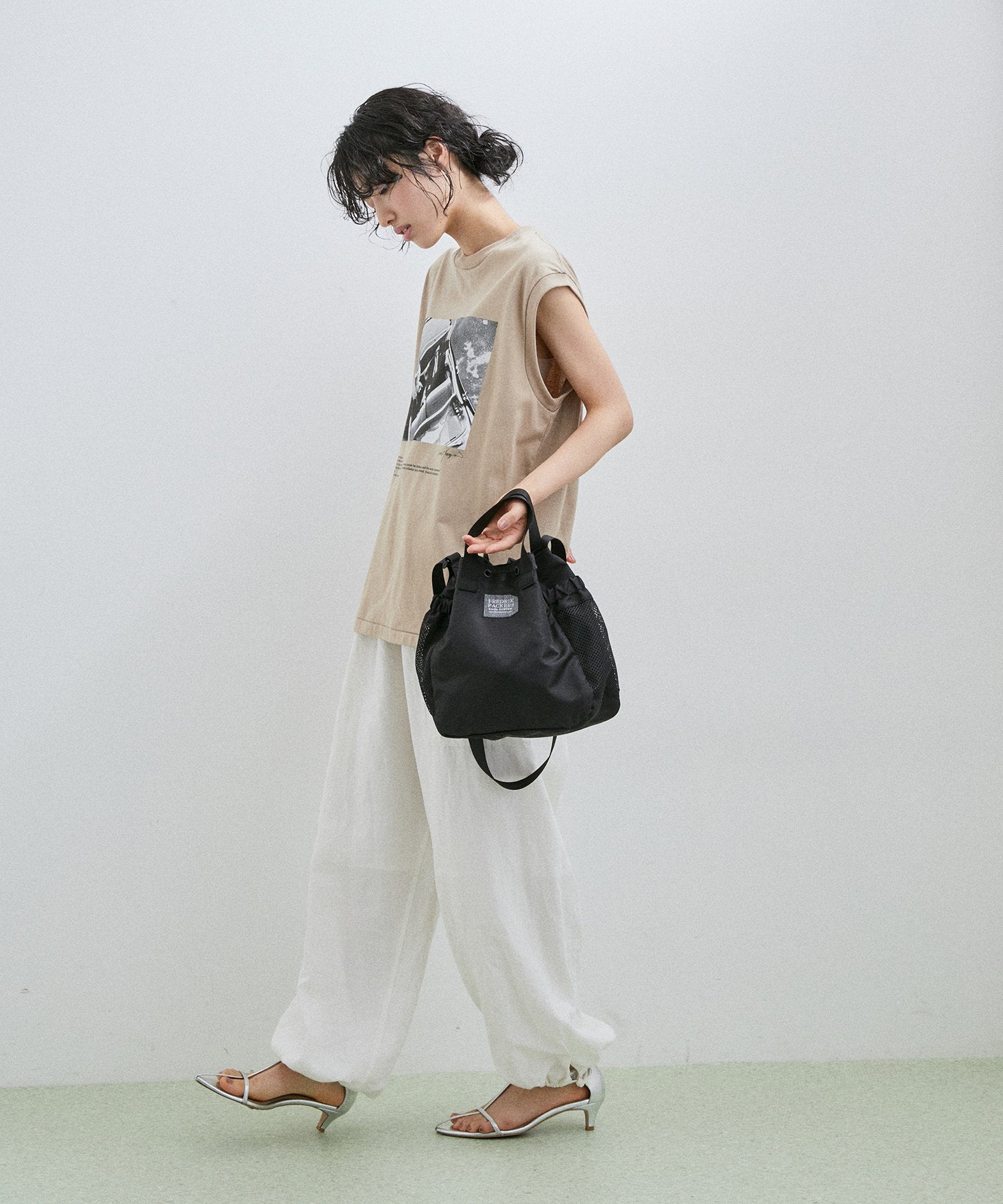 別注》【FREDRIK PACKERS】FLIGNT SATIN BLOOM SHOULDER / UNISEX