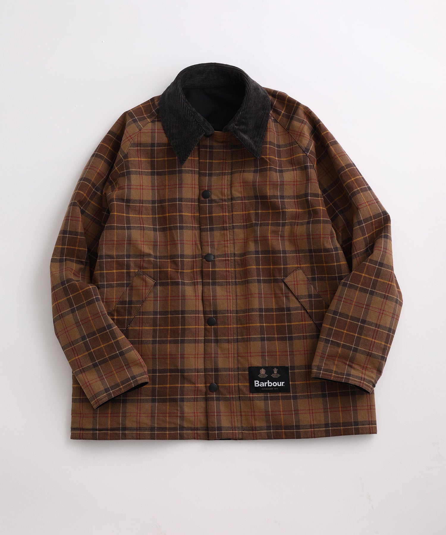 別注》【Barbour】BEDALE CLASSIC リバーシブルブルゾン / ロイヤル 