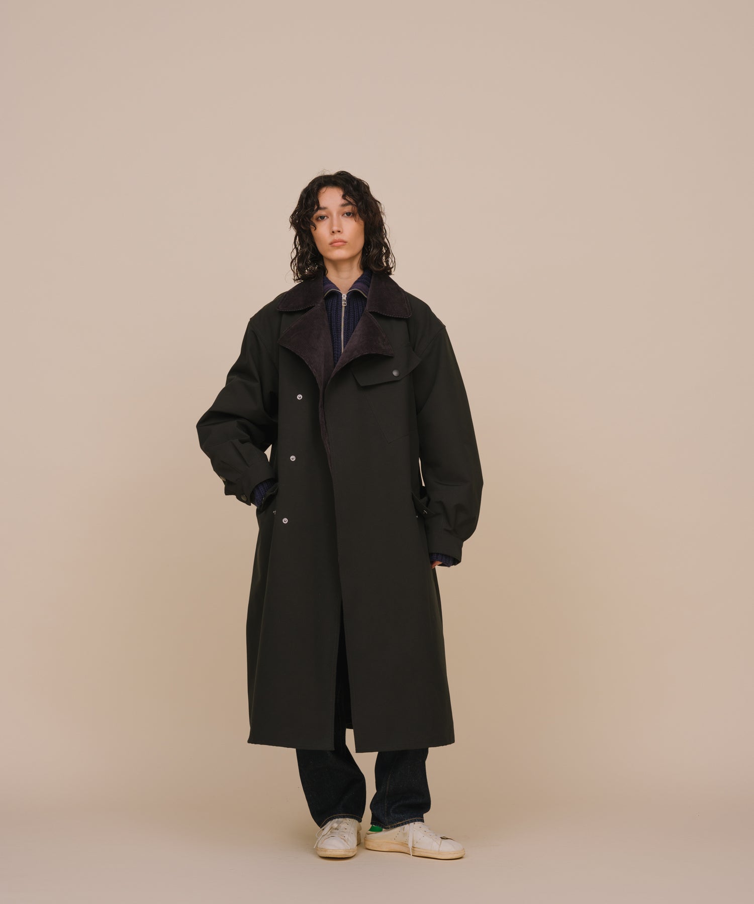 BARBOUR バブアー別注】DESPATCH RIDERS COAT ノンオイルド / ロイヤル 