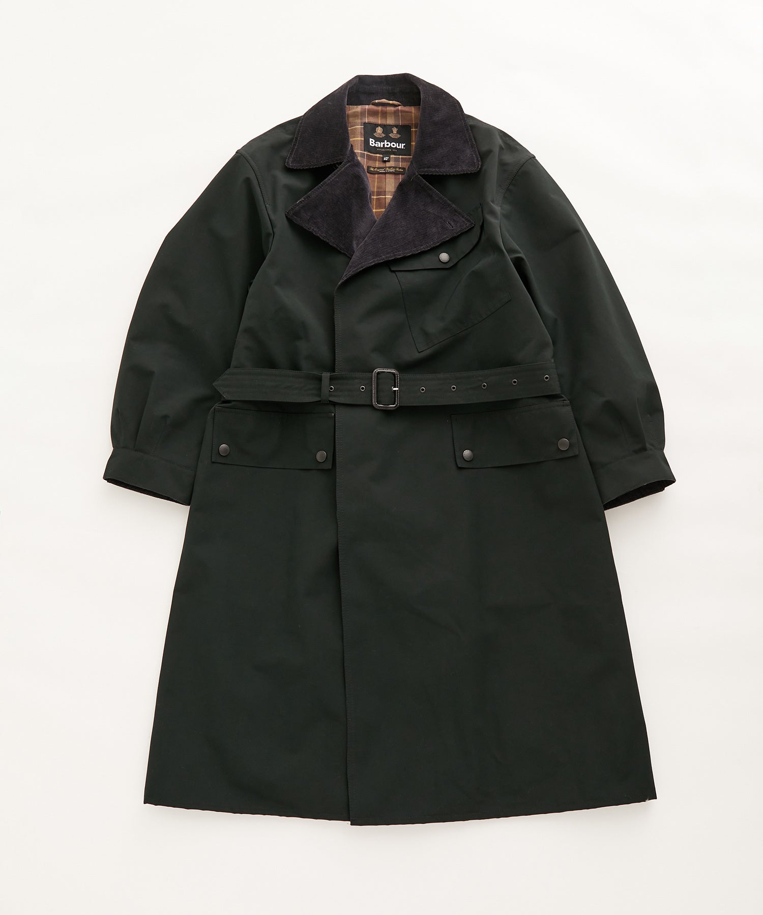 BARBOUR バブアー別注】DESPATCH RIDERS COAT ノンオイルド / ロイヤル ...