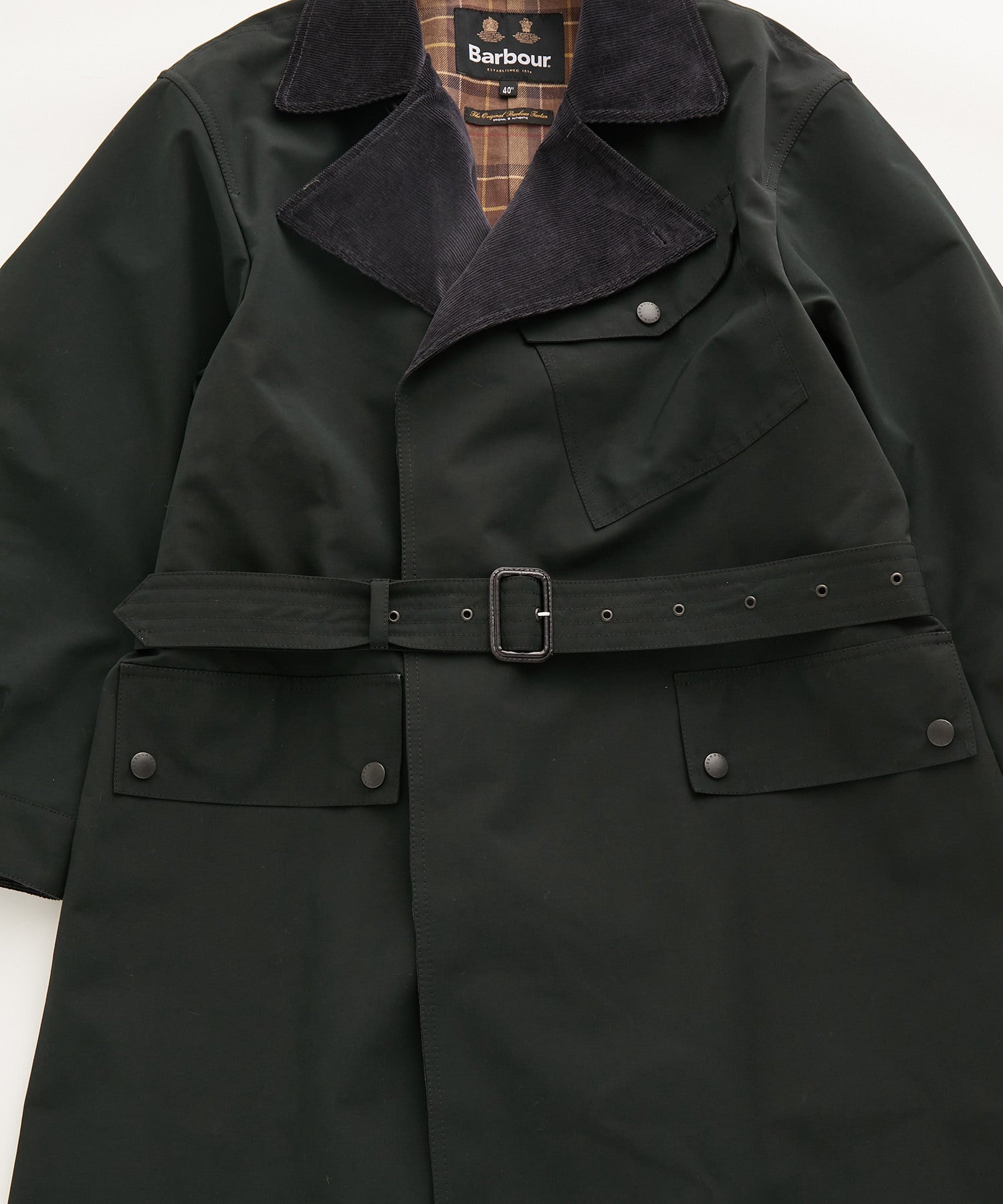 BARBOUR バブアー別注】DESPATCH RIDERS COAT ノンオイルド / ロイヤル ...