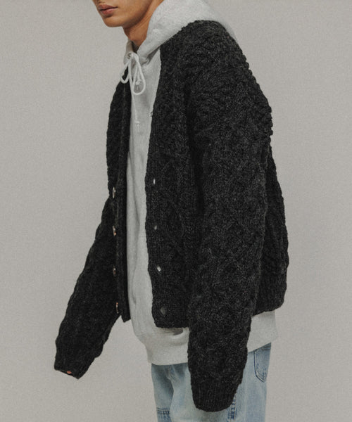 M TO R / ［TOPS］HANDMADE WOOL CARDIGAN UNISEX (トップス