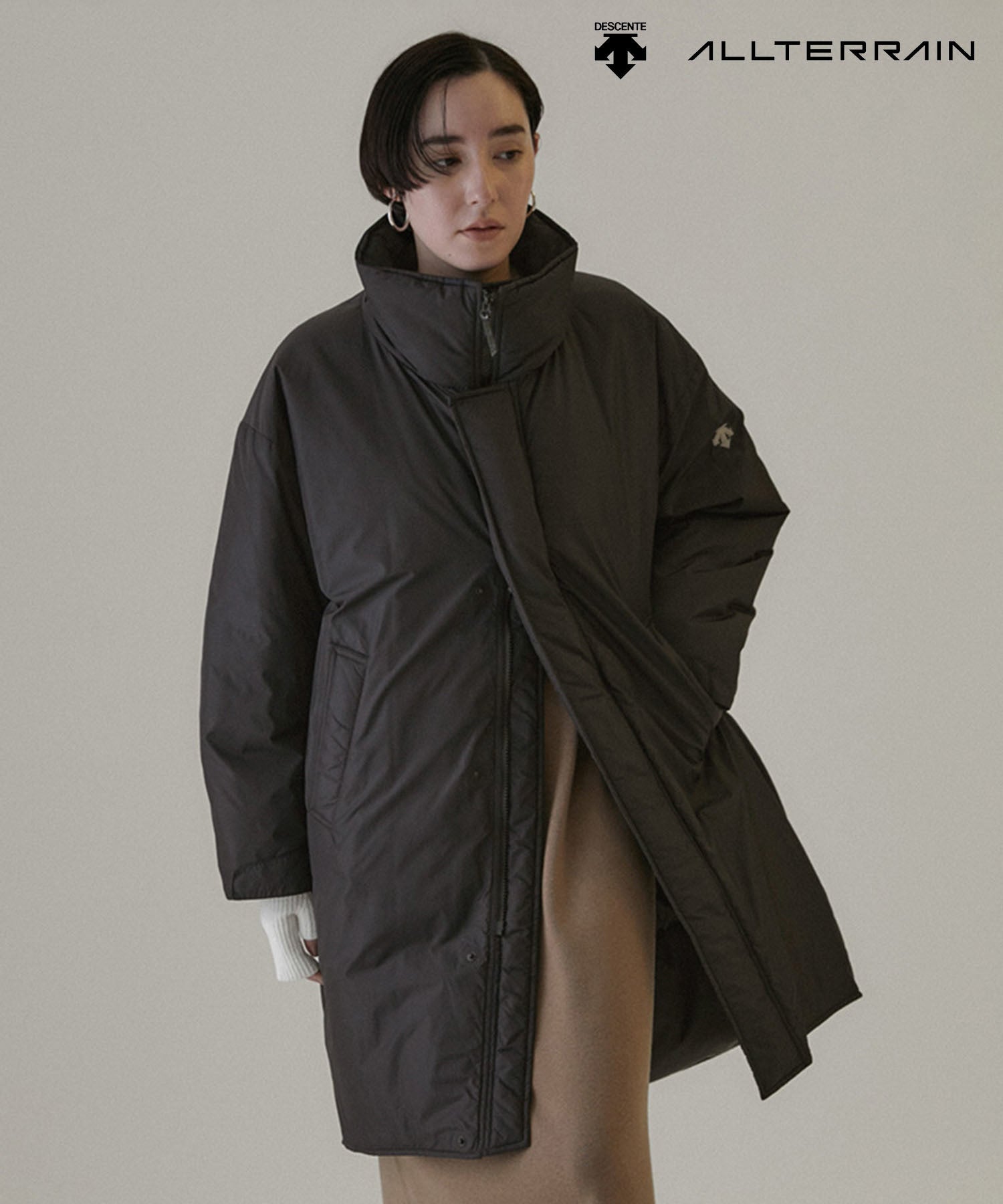 DESCENTE ALLTERRAIN ウォームシェルオールウェザーコート - ステン 