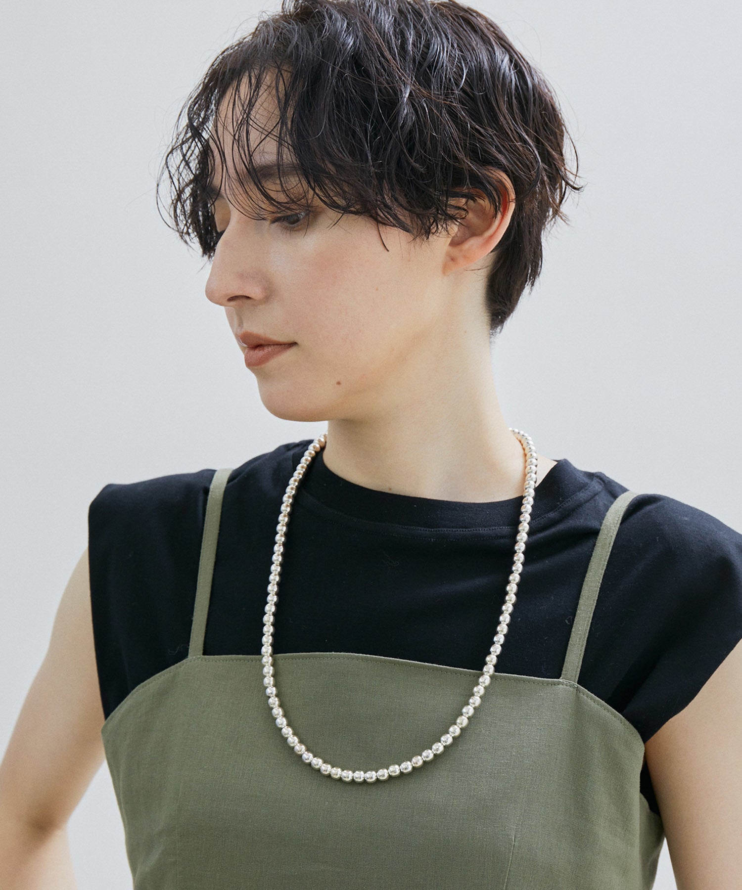 公式サイト限定】【GIGI（ジジ）】Gold line necklace1200mm ｜ SALON