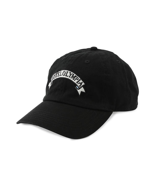 Hotel Olympia/ホテルオランピア】 RIBBON LOGO DAD CAP リボン