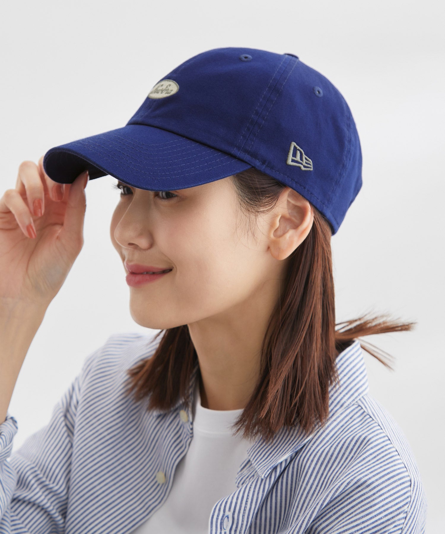 NEW ERA(R)/ニューエラ別注】【WEB限定カラー:ブルー】Oval logo Cap