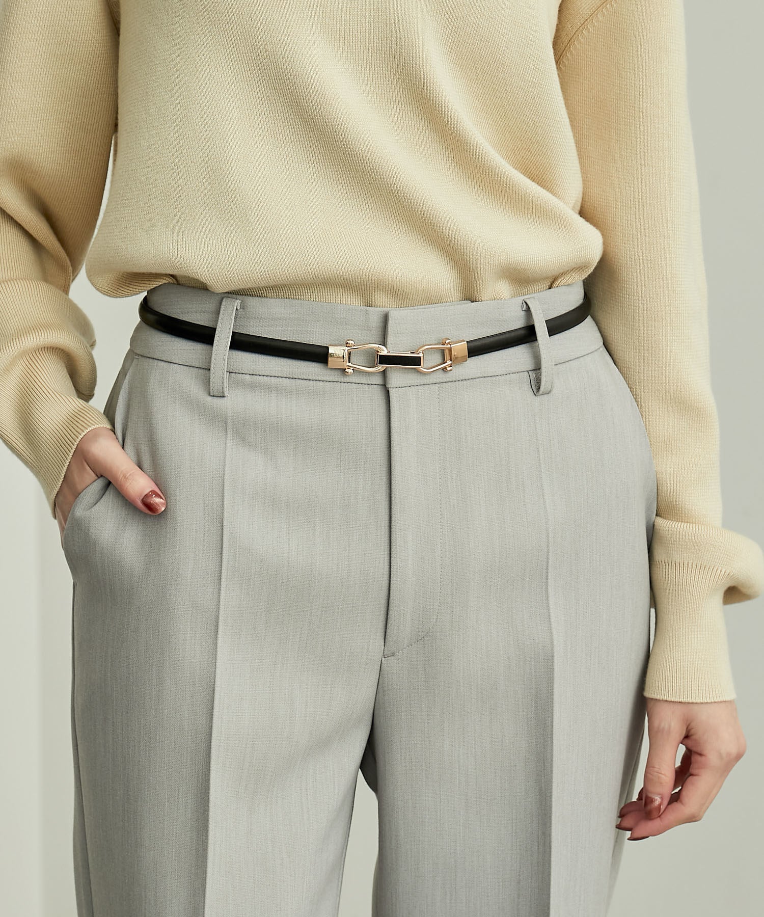 M TO R(ムウ ト アール) / ［BELT］PINSTRIPE WRAP BELT (ファッション ...