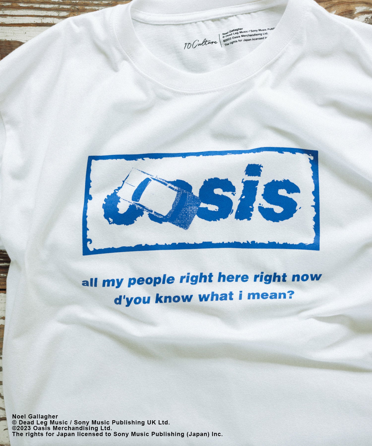 OASIS × 10 CULTURE】EXCLUSIVE LOGO T-SHIRT ｜ ADAM ET ROPE