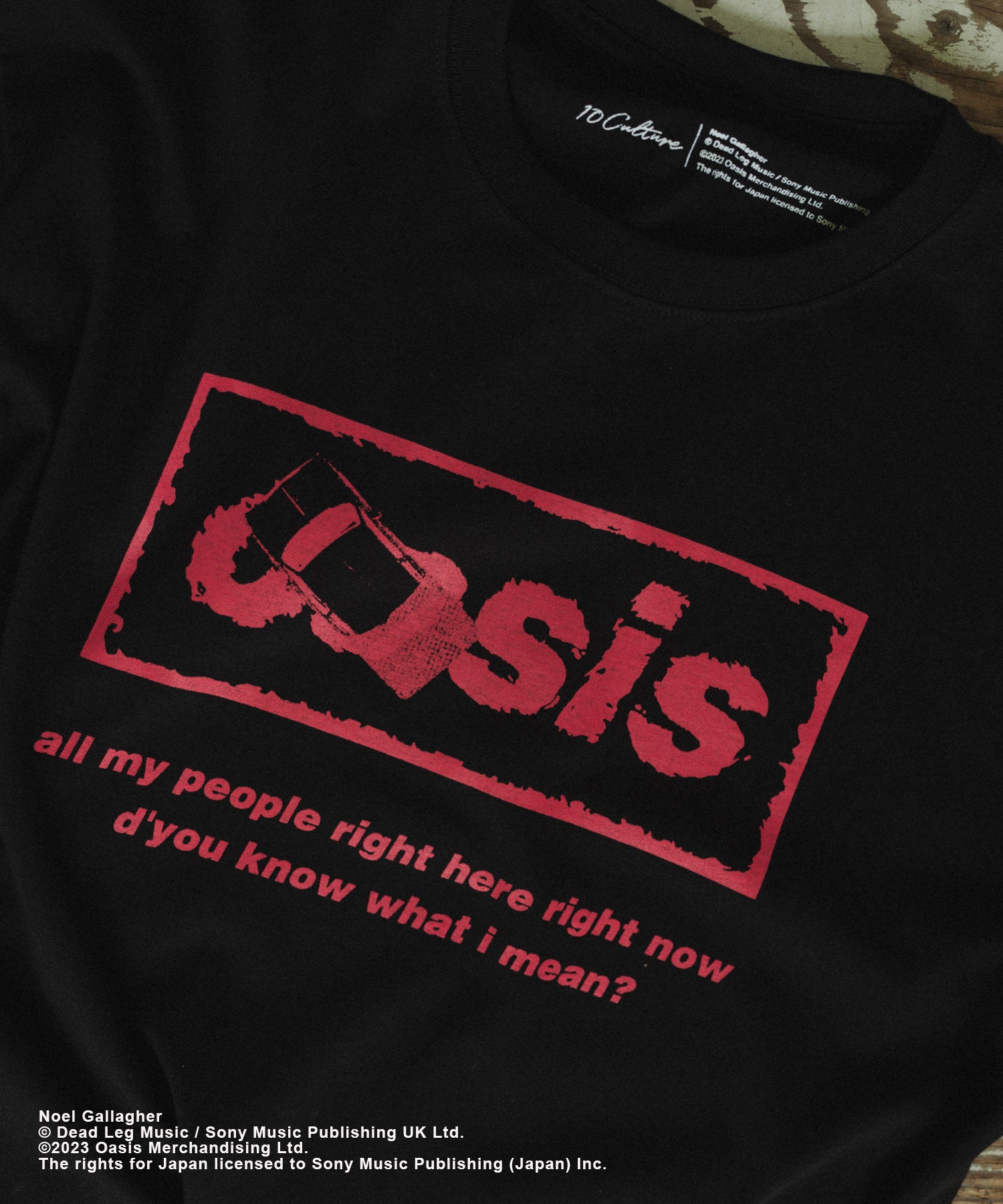 OASIS × 10 CULTURE】EXCLUSIVE LOGO T-SHIRT ｜ ADAM ET ROPE