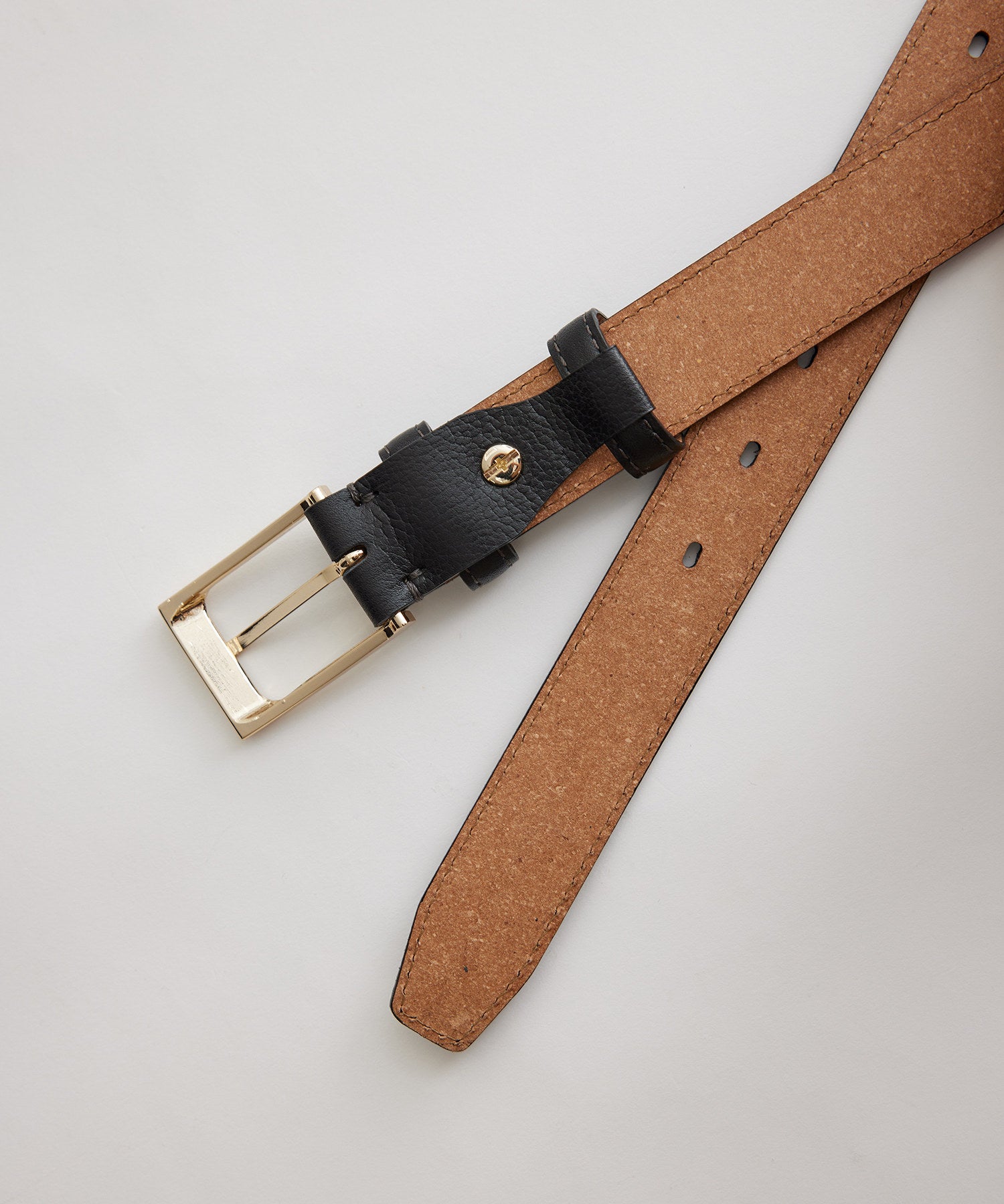 Slim size refined leather belt/Sustainable ｜ ADAM ET ROPE