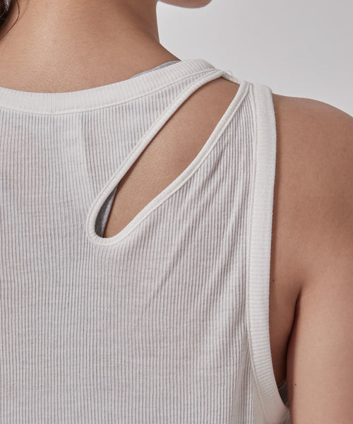 NERGY / 【alo】Ribbed Peak Tank リブピークタンク (トップス / チューブトップ) 通販｜J'aDoRe JUN  ONLINE