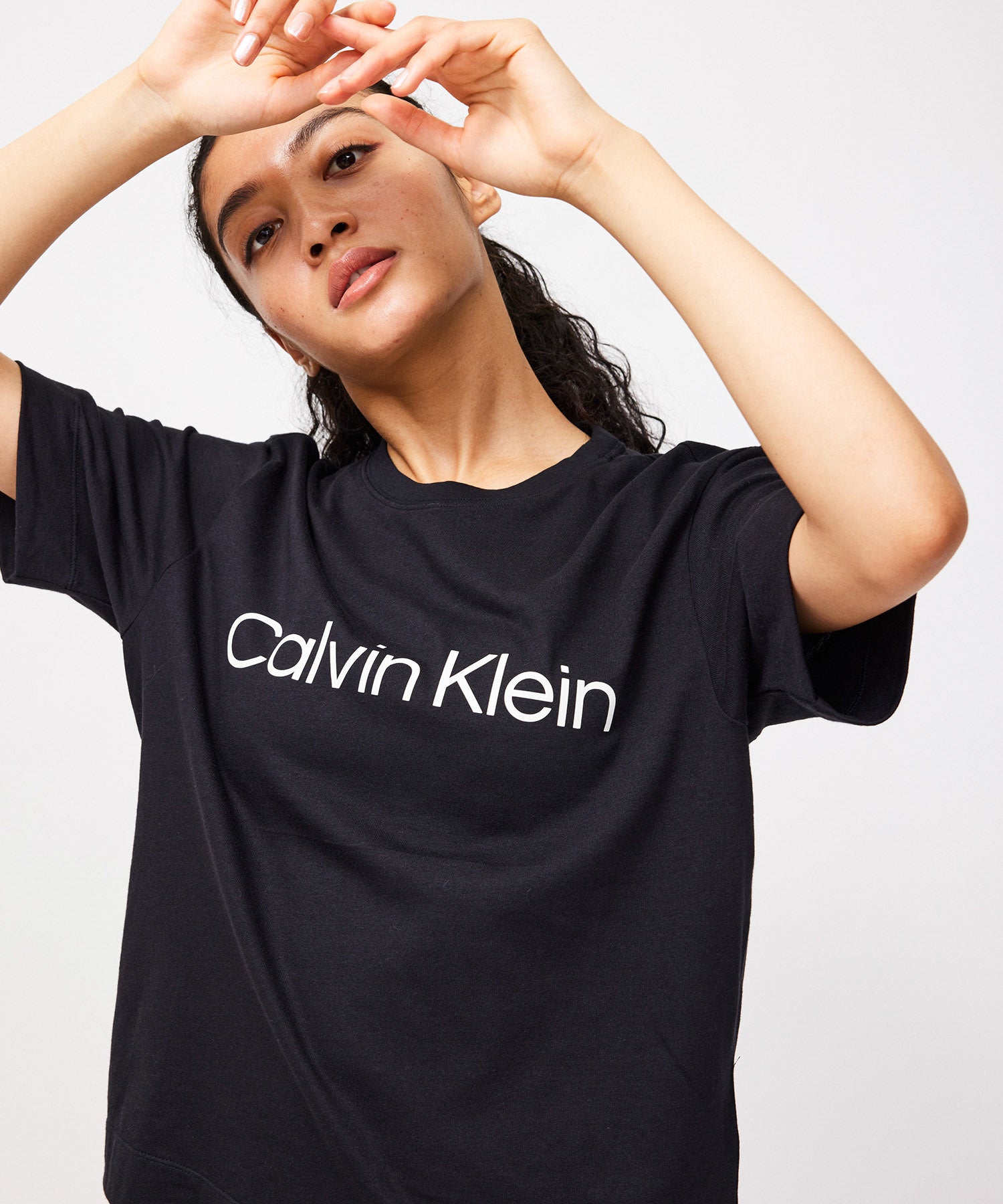 USA製 CALVIN KLEIN eyewearロゴTシャツ 白L