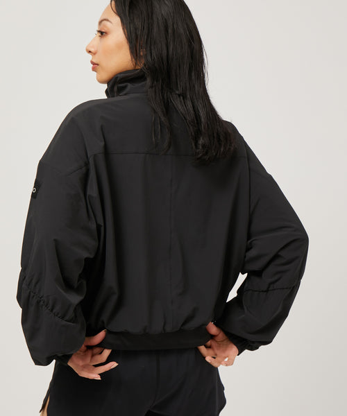 Cropped Elevation Coverup - Black