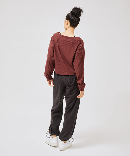 NERGY / 【alo】Muse V-Neck Pullover ミューズ Vネックプルオーバー