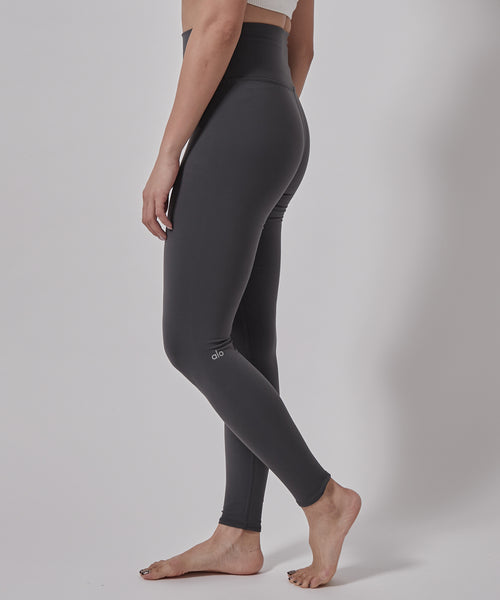 Alo Yoga XXS Airlift High-Waist Suit Up Legging - Purple Dusk