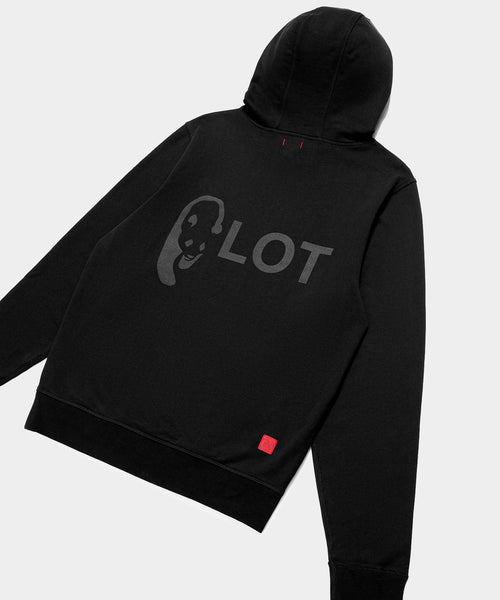 黒L FRAGMENT CLOT Hoodie Panda Black