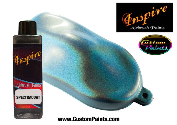 INSPIRE AIRBRUSH BASE METALLIC TURQUOISE 4oz (SOLVENT), CUSTOM